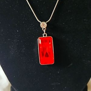 Paparazzi necklace and earrings